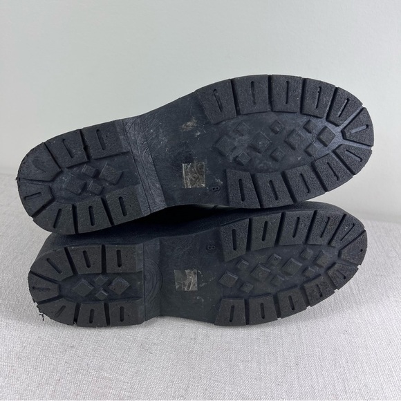 Krush Chunky Platform Combat Boots Women's Size 8 Block Heel Black - Picture 9 of 10